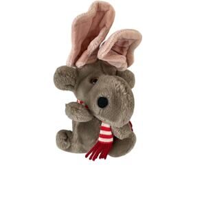 Vintage 1985 Heritage Collection Ganz bros Moogy Moose Plush w/ Scarf 9" EUC